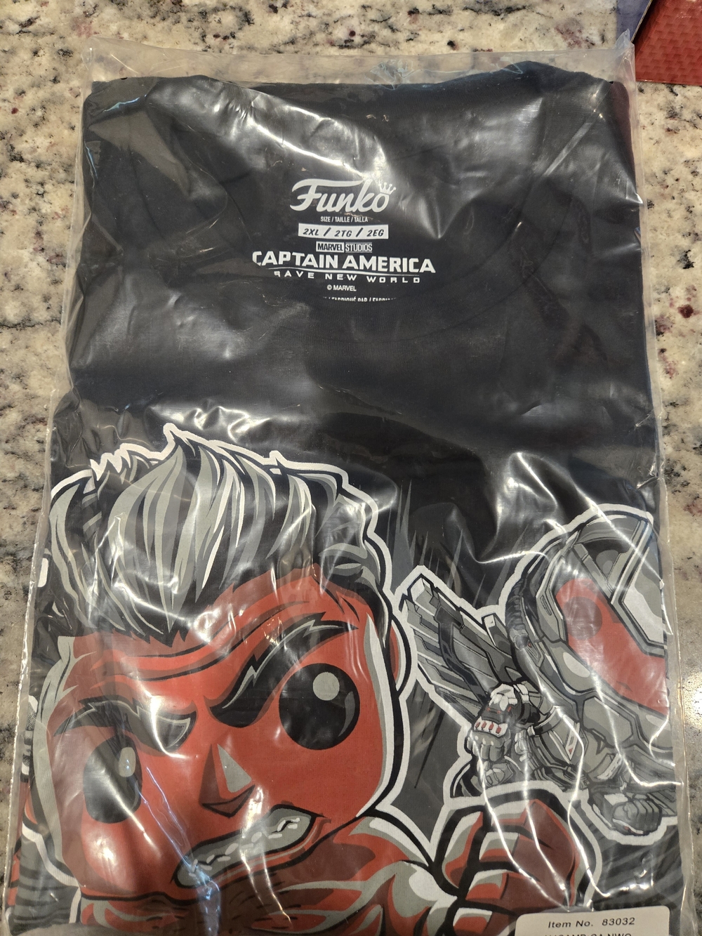 Captain American Brave New World Red Hulk  Shirt Sz 2XL  New
